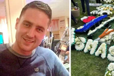 Funeral Flowers for Armed Rolex Robber Display Unique Arrangements: Machine Gun, Bolt Cutters, Balaclavas