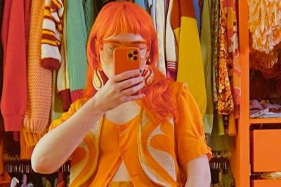 Scottish Woman Embraces Orange Obsession By Dyeing Hair and Painting Entire Apartment Vibrantly