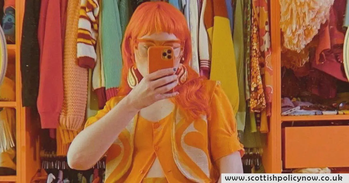 Scottish Woman Embraces Orange Obsession By Dyeing Hair and Painting Entire Apartment Vibrantly