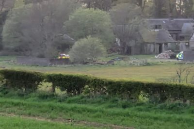 Serious Plane Crash Near Glasgow Prestwick Airport Results in Two Men Being Airlifted to the Hospital