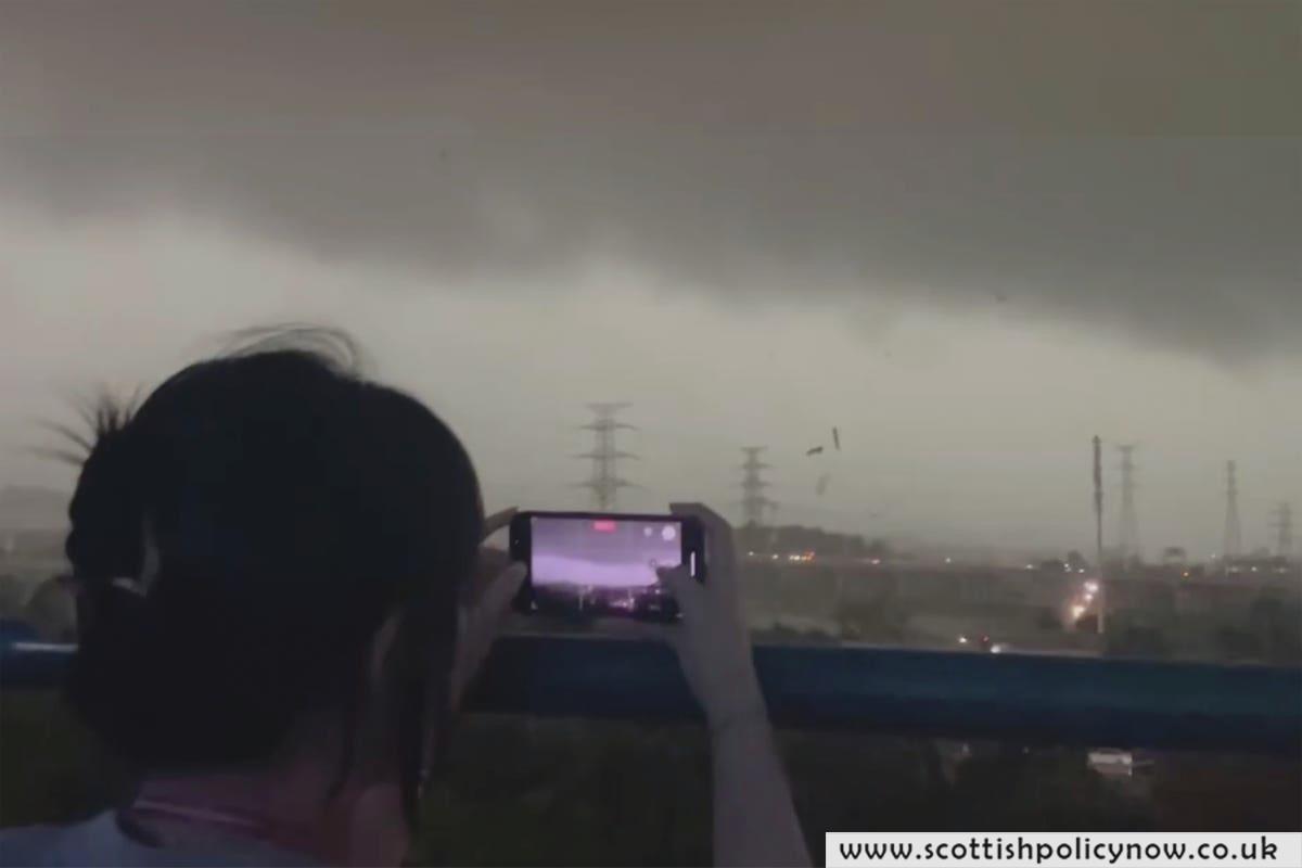 Deadly Tornado Sweeps Southern China, Devastating Guangzhou’s Metropolis and Factories, Killing 5